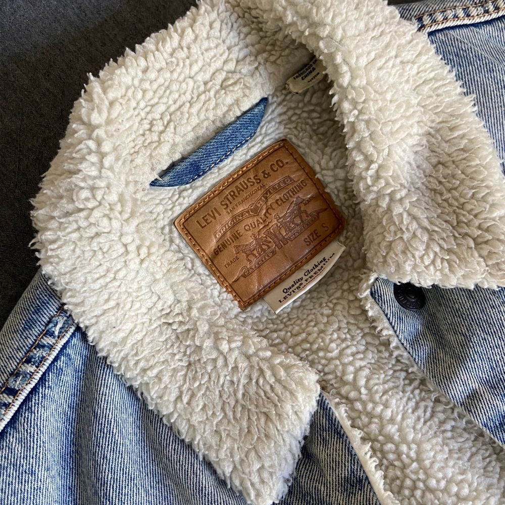 Levi’s Denim and Shearling Jacket